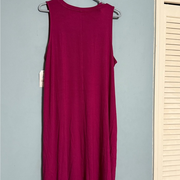 SELLING TIME And TRU DRESS SIZE XL NWT SLEEVELESS COLOR VIOLET MAGENTA - Picture 5 of 14